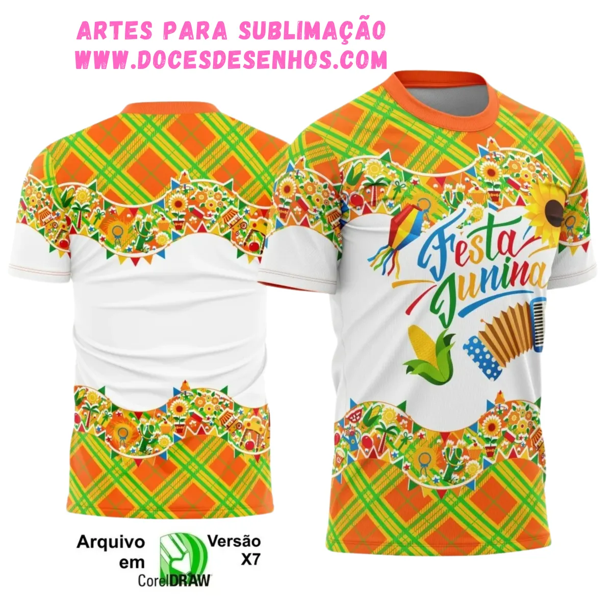 Arte Estampa Camiseta Arraiá 2025 Arte Estampa Camiseta Arraiá 2025