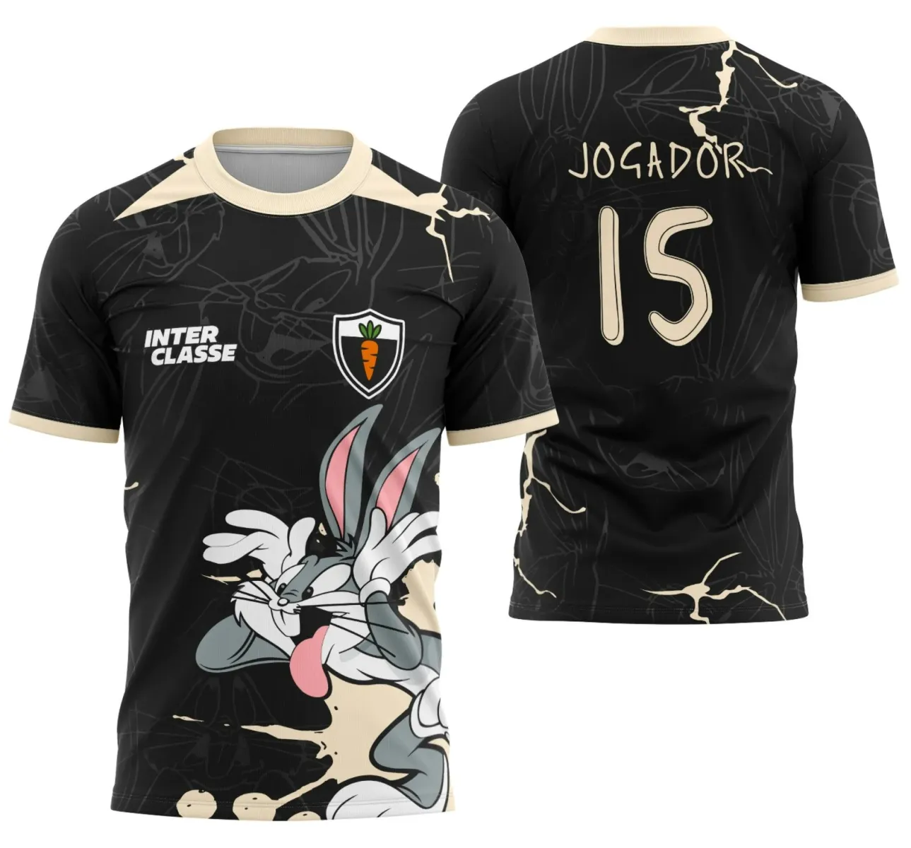  Camiseta de Interclasse 2025 criativa com Pernalonga