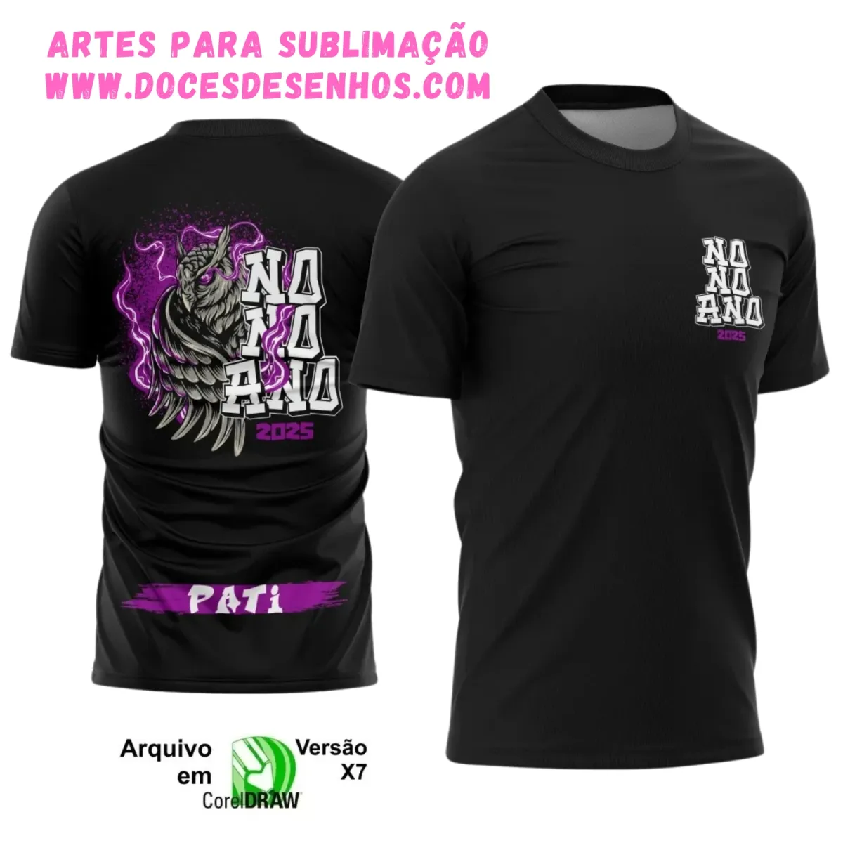 Camiseta vetor 9º ano 2025 – Estilo Coruja Escolar Camiseta vetor 9º ano 2025 – Estilo Coruja Escolar