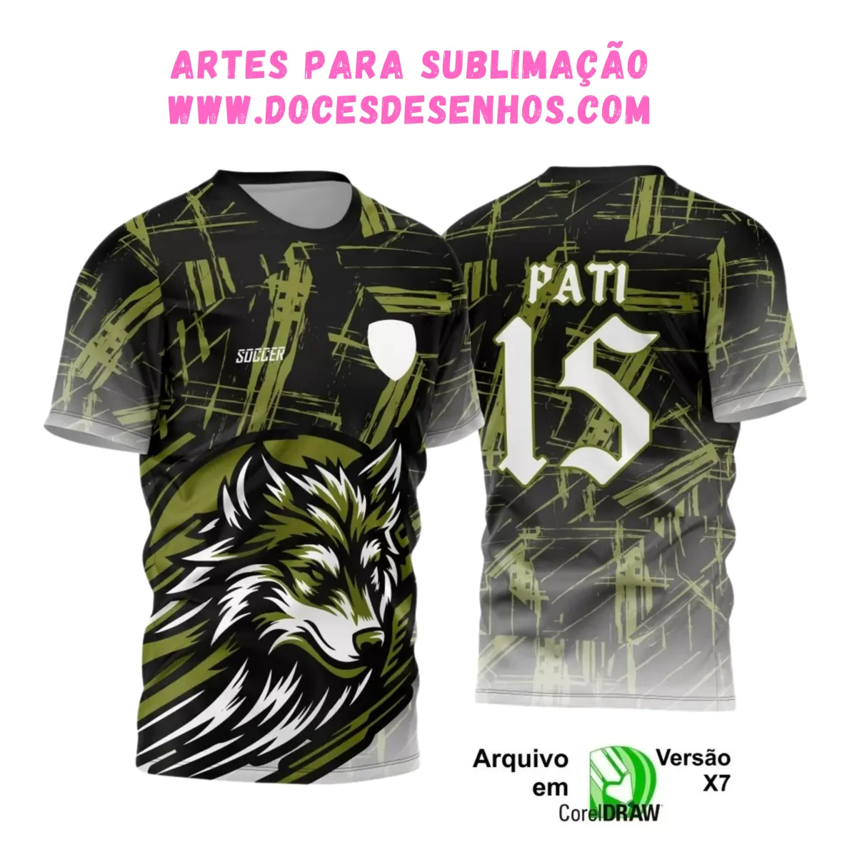 Interclasse Lobo: Camiseta Vetorizada Exclusiva Interclasse Lobo: Camiseta Vetorizada Exclusiva