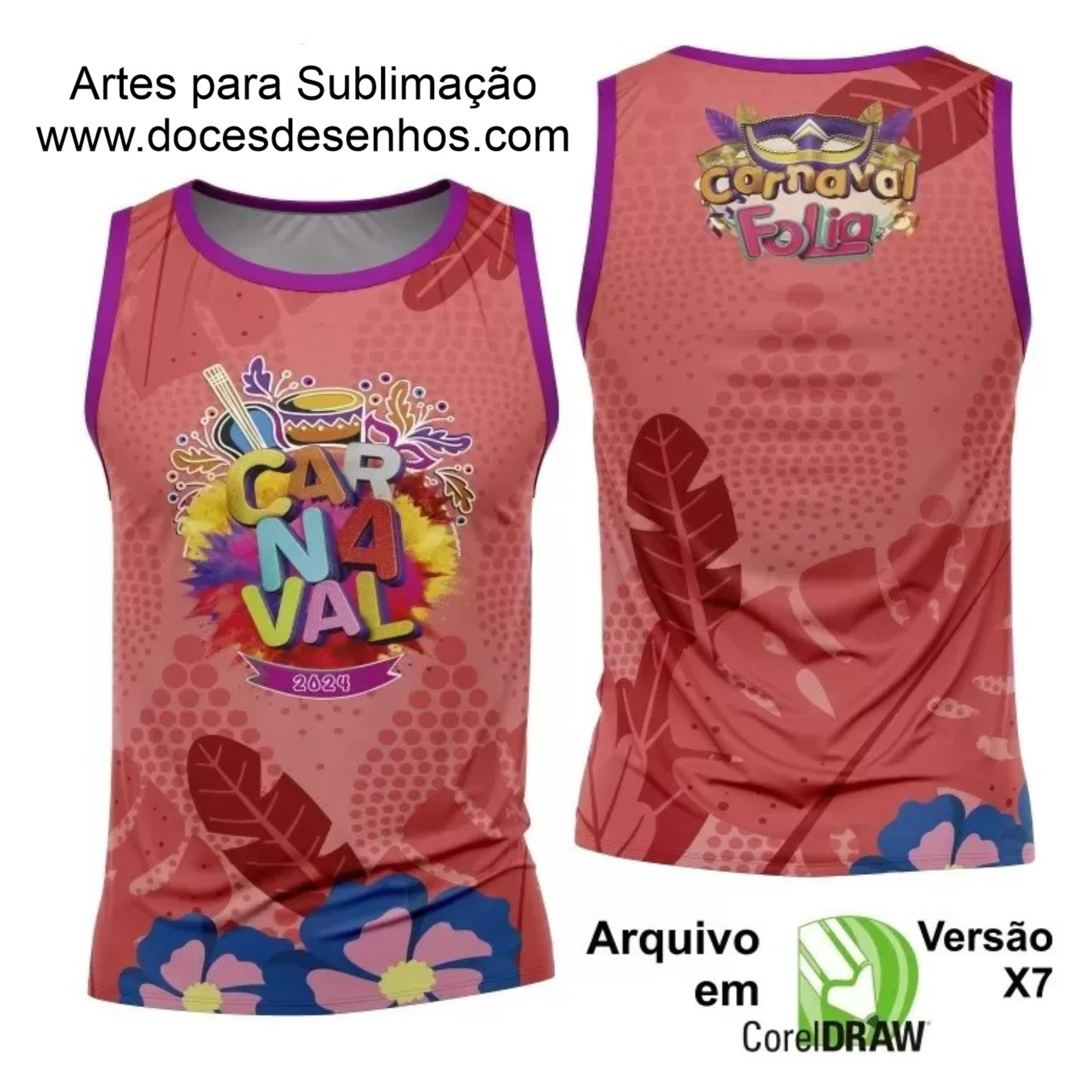 Arte Camisa Bloco Abadá Sublimação Carnaval 2024 - Modelo 101 Arte Camisa Bloco Abadá Sublimação Carnaval 2024 - Modelo 101