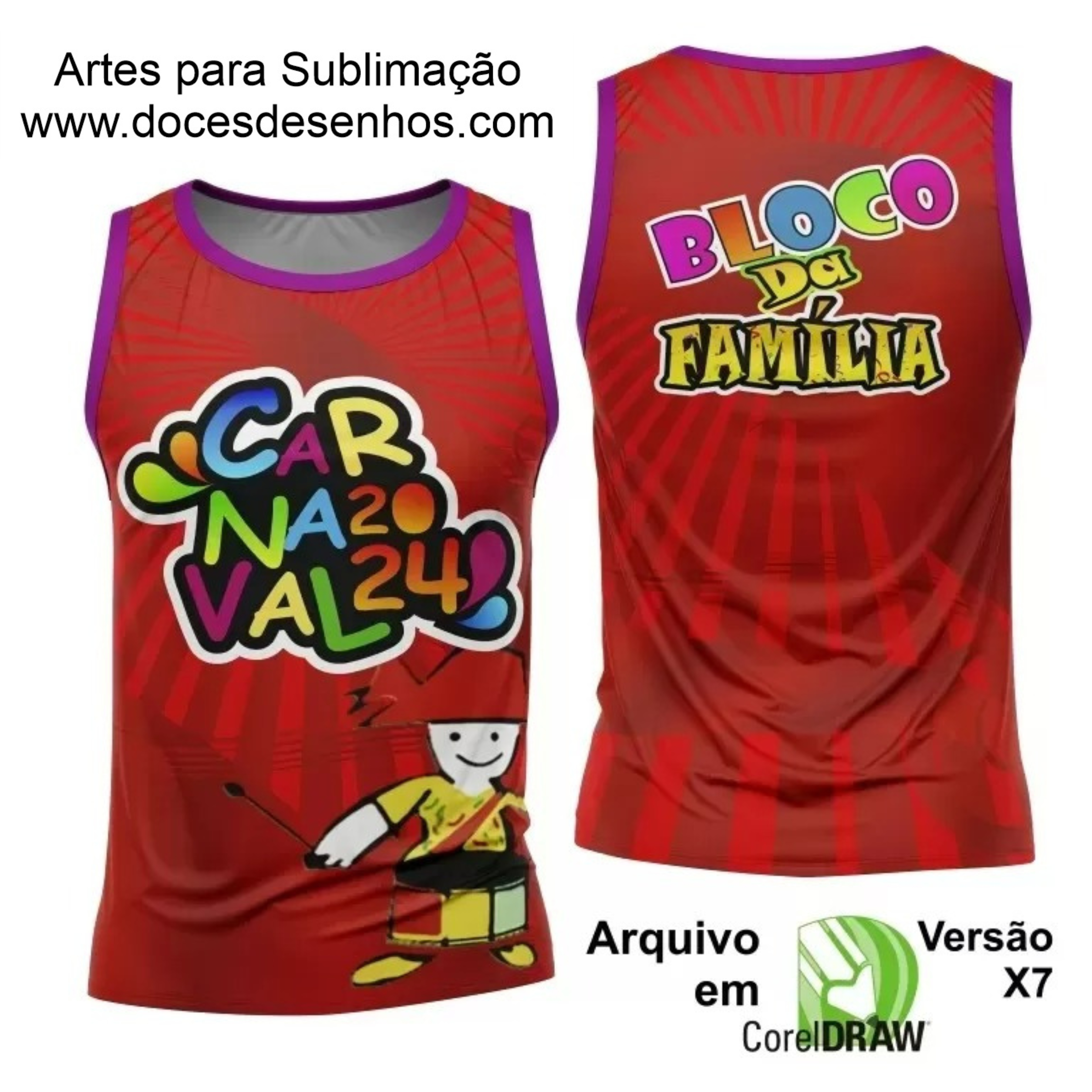 Arte Camisa Bloco Abadá Sublimação Carnaval 2024 - Modelo 76 Arte Camisa Bloco Abadá Sublimação Carnaval 2024 - Modelo 76
