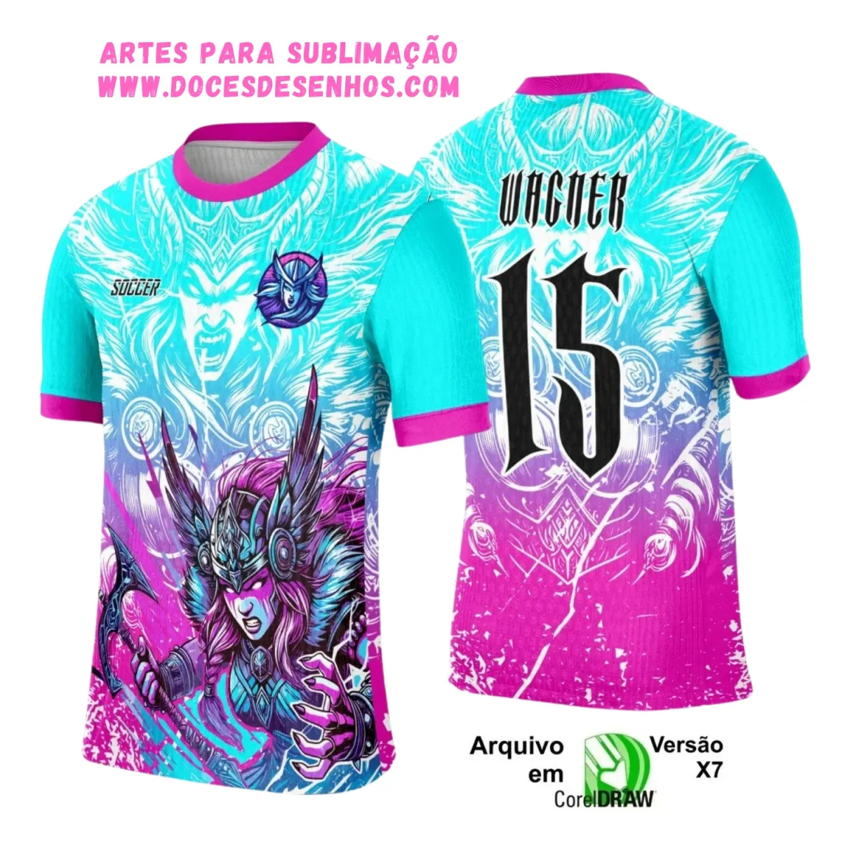 Arte Camisa Interclasse Valquíria 2025