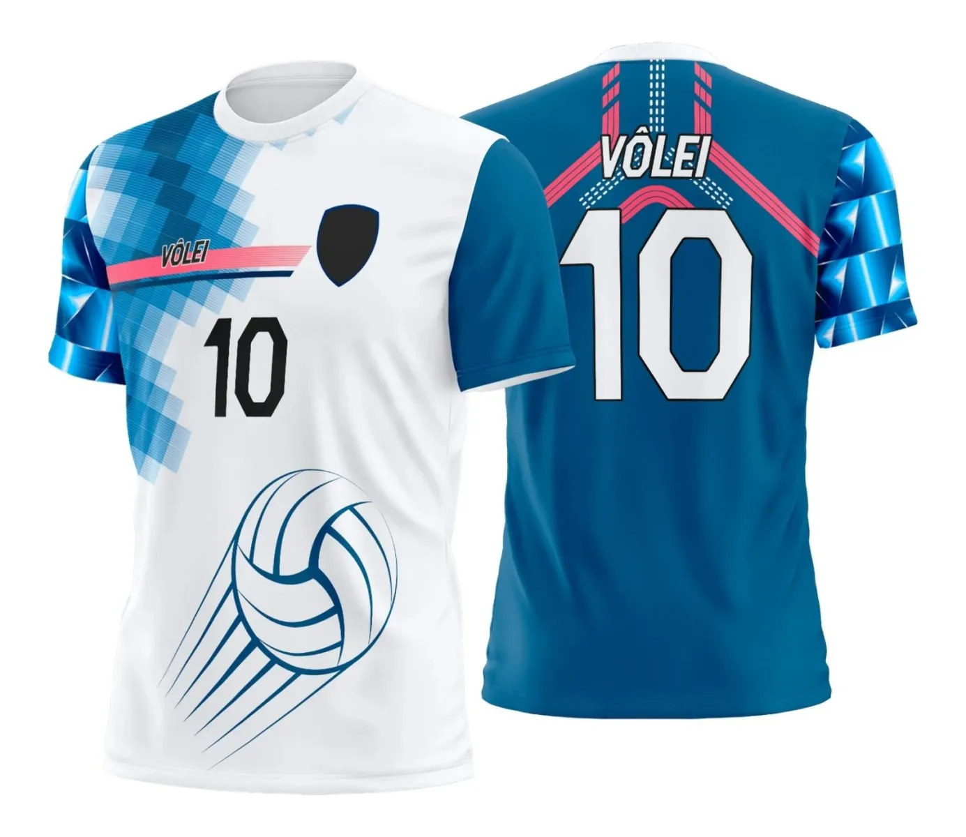 Arte Digital para Camiseta de Vôlei Feminino Arte Digital para Camiseta de Vôlei Feminino