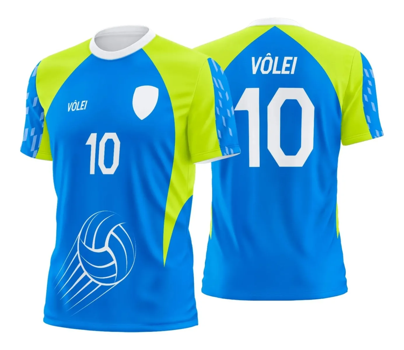 Arte Digital para Camiseta de Vôlei Feminino