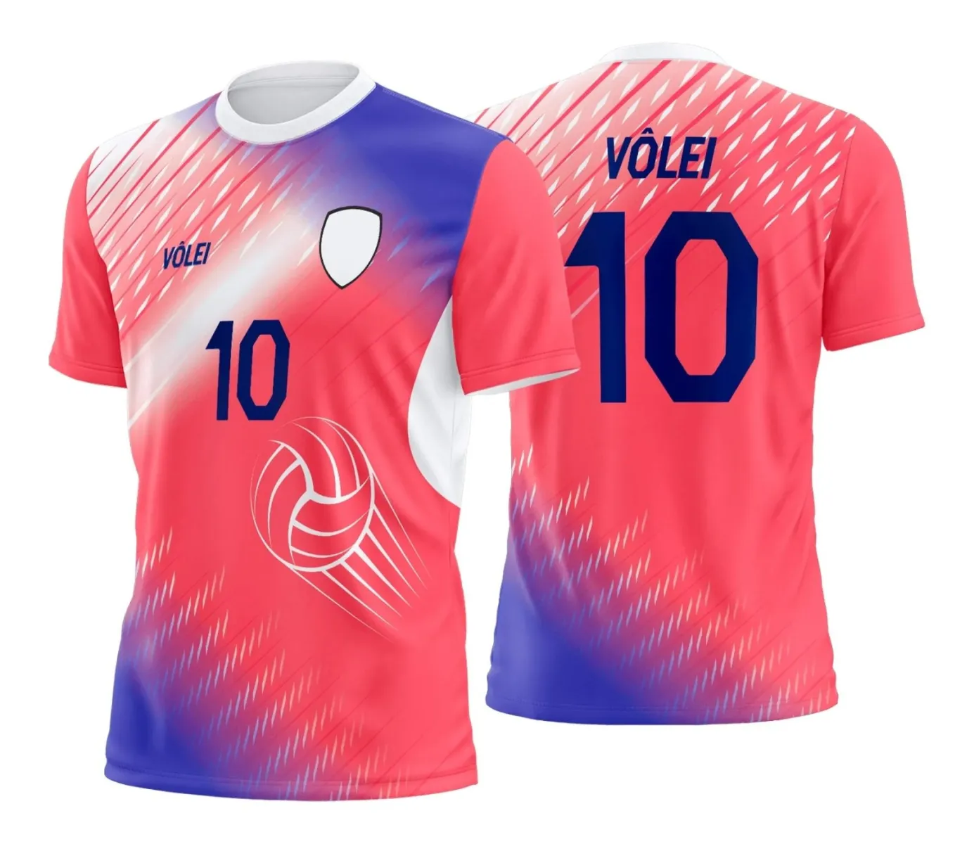 Arte Digital para Camiseta de Vôlei Feminino Arte Digital para Camiseta de Vôlei Feminino