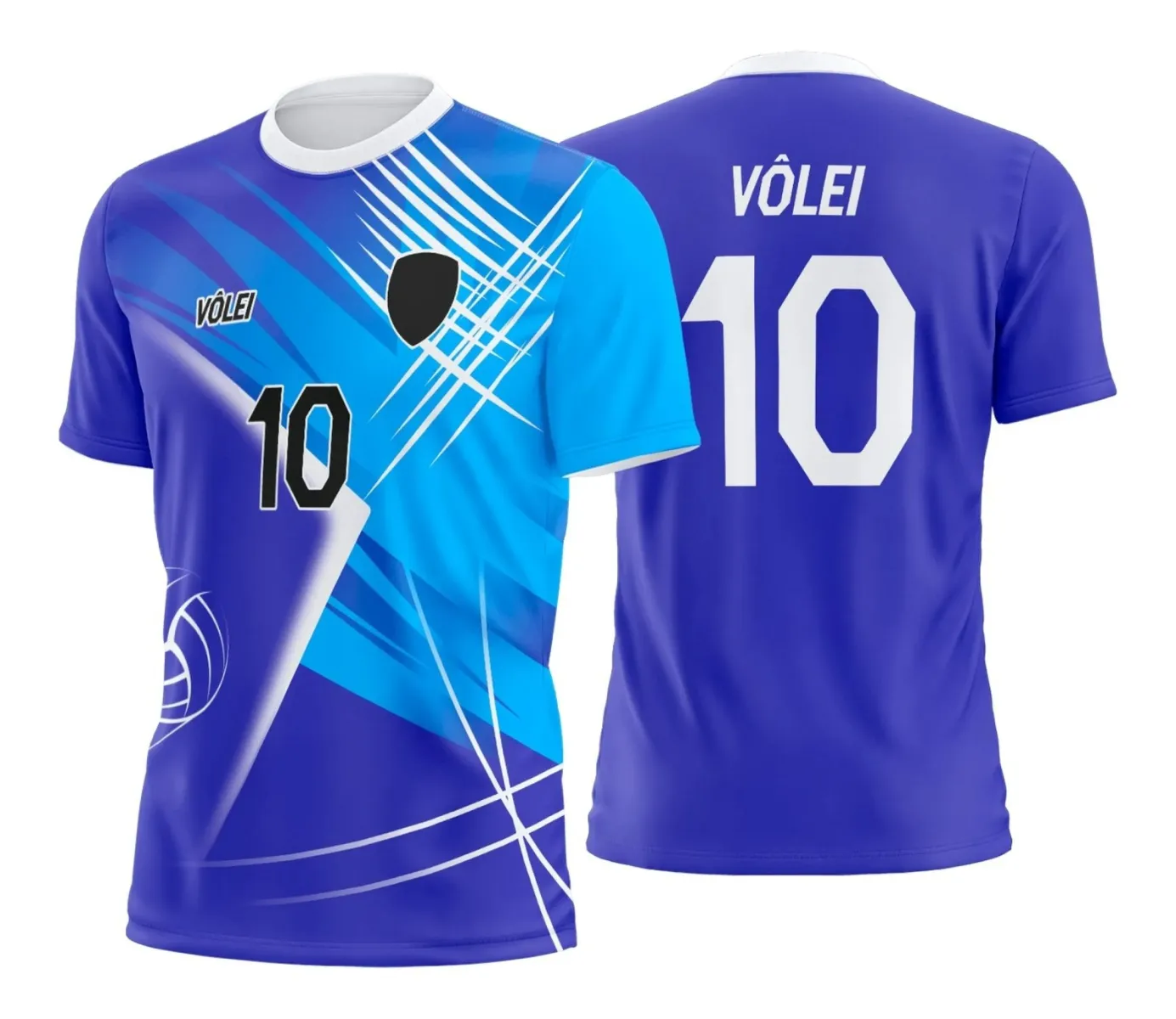 Arte Digital para Camiseta de Vôlei Feminino