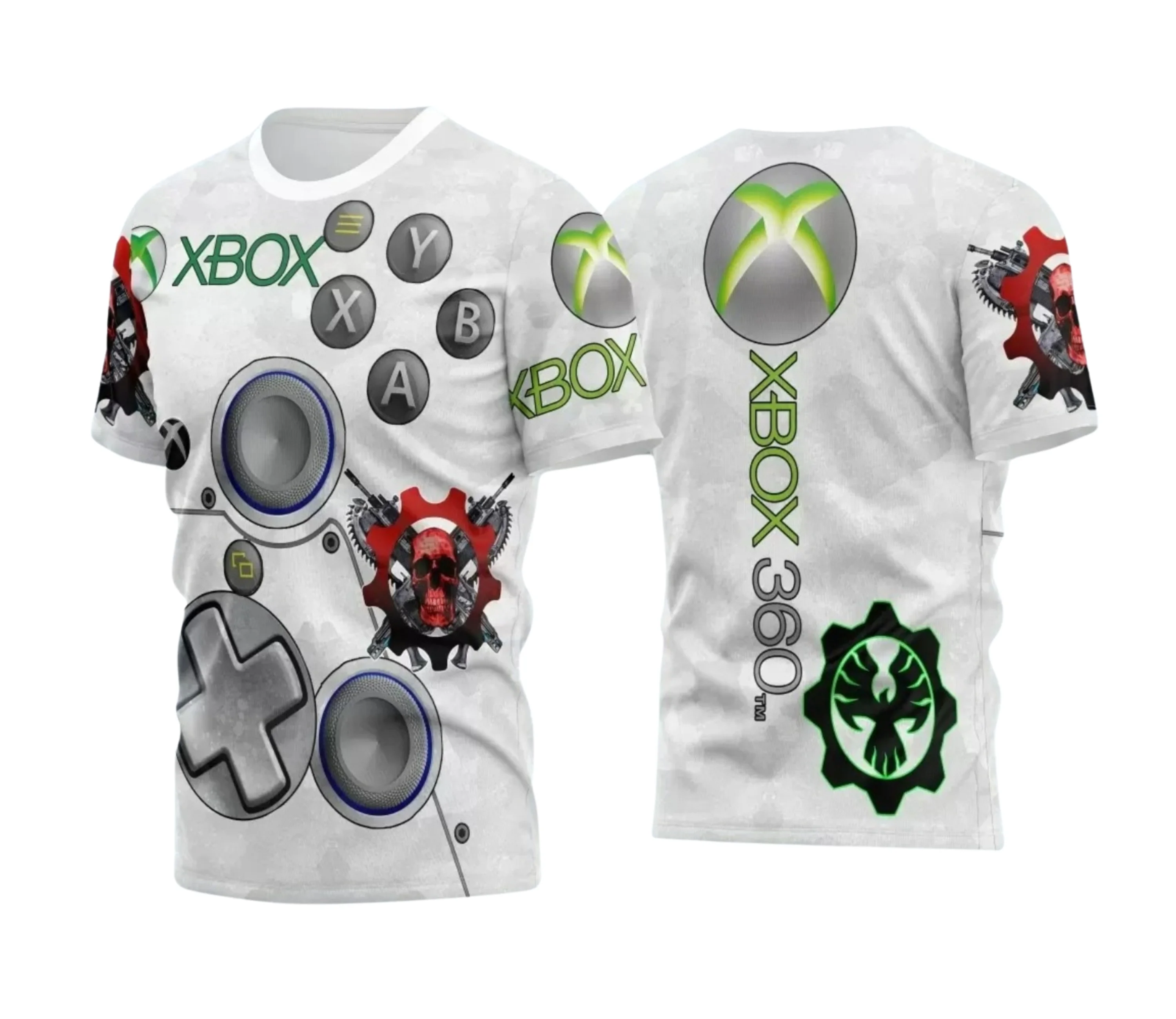 camisa de desenho arte game horizon personalizado -... Camisa Gamer Estilo Jogo