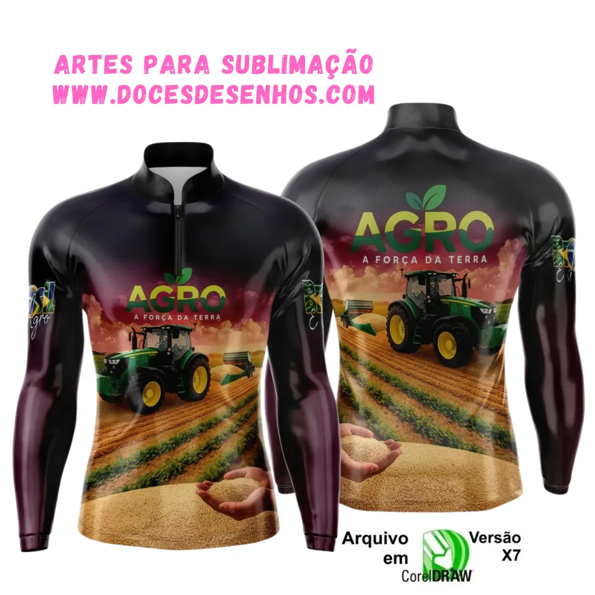 Arte Estampa Camiseta Agro 2025 Arte Estampa Camiseta Agro 2025