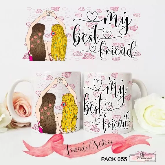 ARTE DIGITAL - SISTER BEST FRIEND - IRMÃS MELHORES AMIGAS