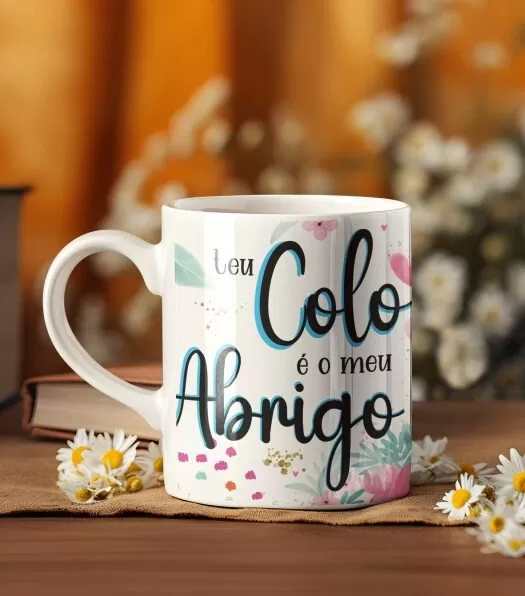 Arte Para Caneca – Mãe Abrigo – Lidyane Hinichink Arte Para Caneca – Mãe Abrigo – Lidyane Hinichink
