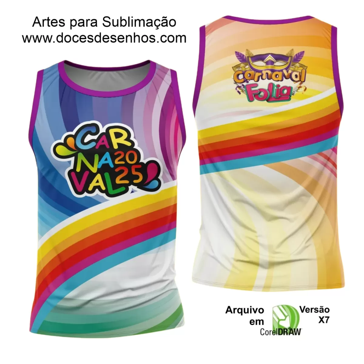 Arte Uniforme Camisa - Bloco Abadá Sublimação Carnaval - 2025 Arte Uniforme Camisa - Bloco Abadá Sublimação Carnaval - 2025