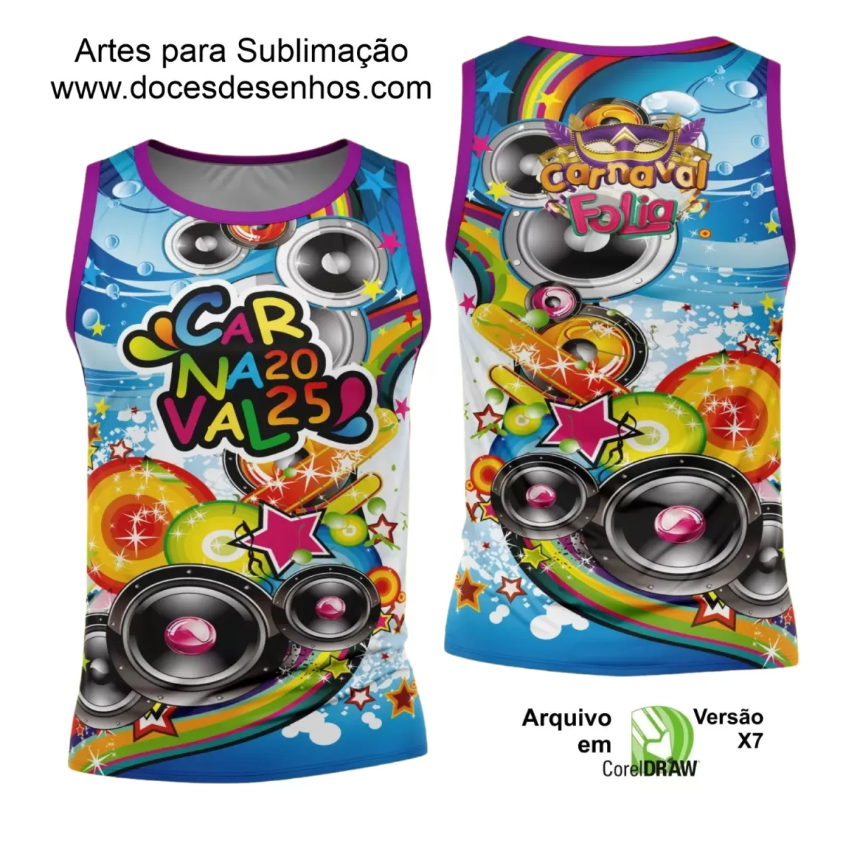 Arte Uniforme Camisa - Bloco Abadá Sublimação Carnaval - 2025 Arte Uniforme Camisa - Bloco Abadá Sublimação Carnaval - 2025