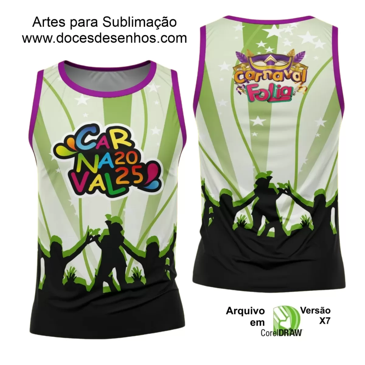 Arte Uniforme Camisa - Bloco Abadá Sublimação Carnaval - 2025 Arte Uniforme Camisa - Bloco Abadá Sublimação Carnaval - 2025