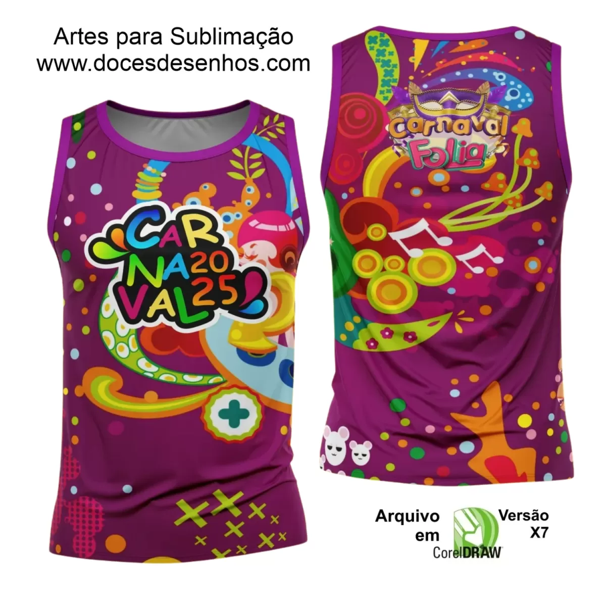 Arte Uniforme Camisa - Bloco Abadá Sublimação Carnaval - 2025 Arte Uniforme Camisa - Bloco Abadá Sublimação Carnaval - 2025