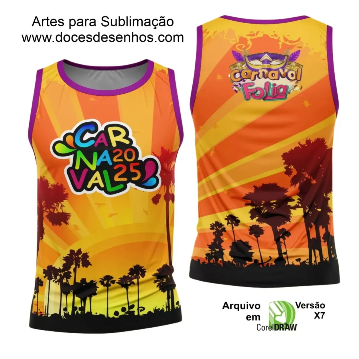 Arte Uniforme Camisa - Bloco Abadá Sublimação Carnaval - 2025 Arte Uniforme Camisa - Bloco Abadá Sublimação Carnaval - 2025