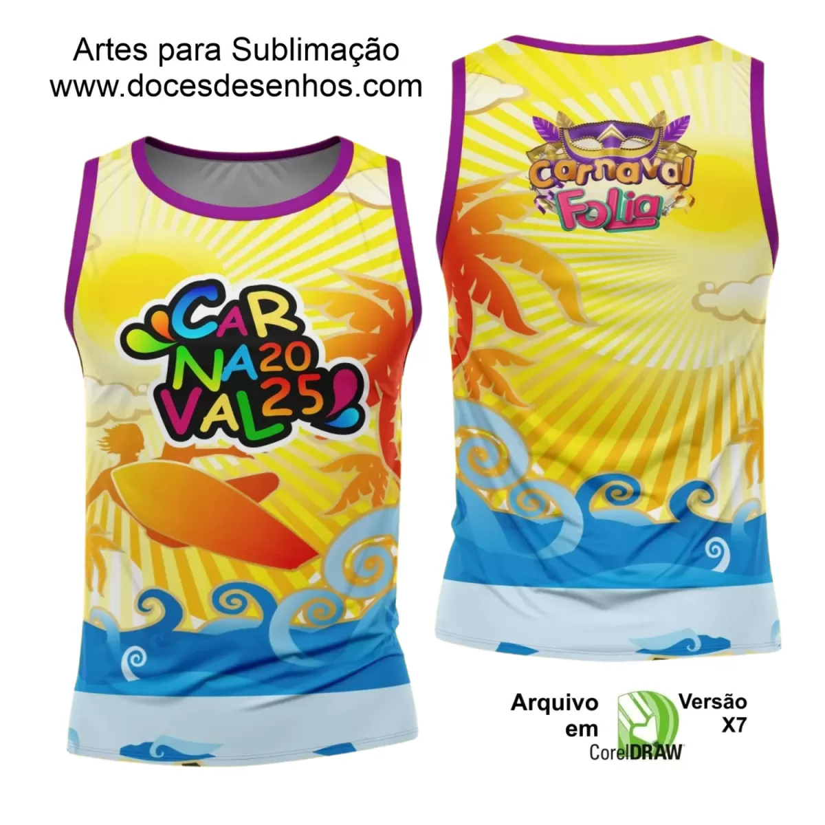 Arte Uniforme Camisa - Bloco Abadá Sublimação Carnaval - 2025 Arte Uniforme Camisa - Bloco Abadá Sublimação Carnaval - 2025