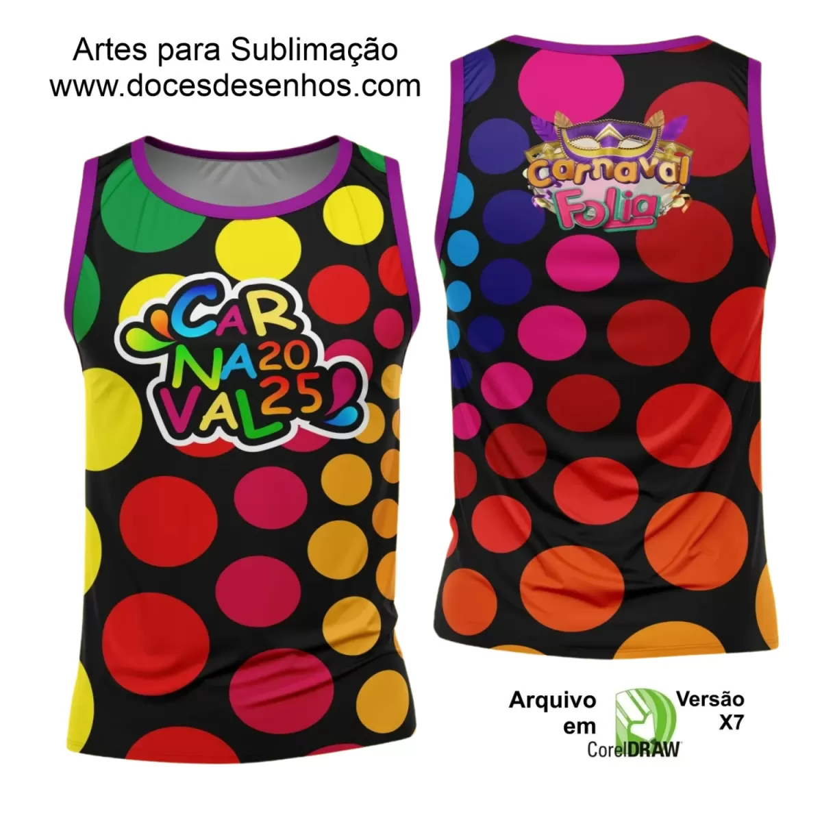 Arte Uniforme Camisa - Bloco Abadá Sublimação Carnaval - 2025 Arte Uniforme Camisa - Bloco Abadá Sublimação Carnaval - 2025