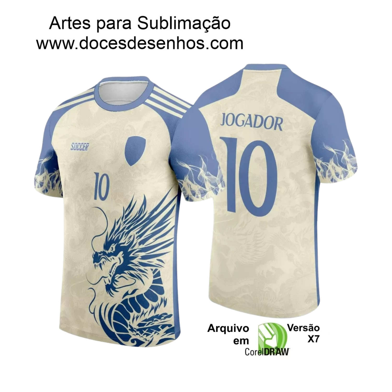 Arte Vetor Camisa - Interclasse 2024 - Jogos Internos 2024 - Time Amador - Dragão