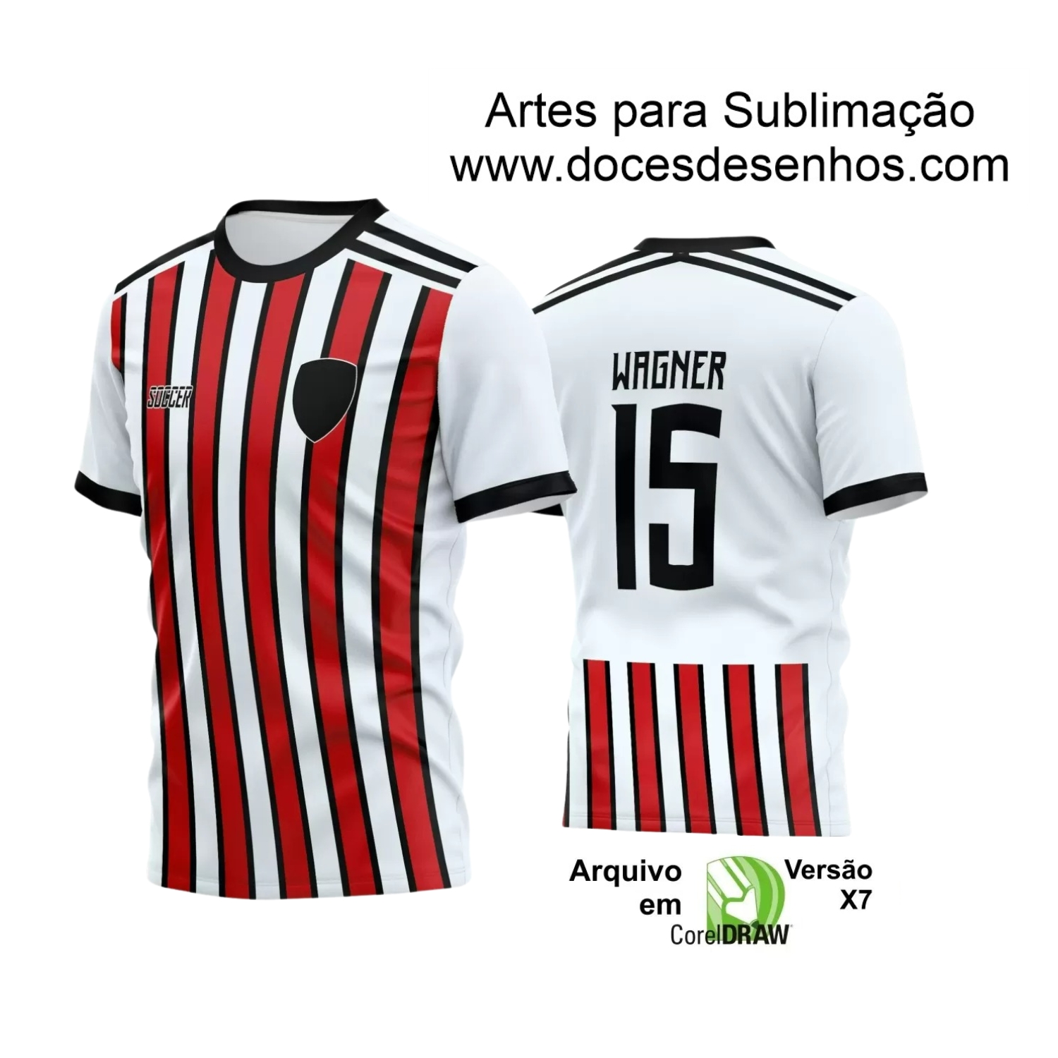 Arte Vetor Camisa - Interclasse 2024 - Jogos Internos 2024 - Time Amador - Futebol 2024