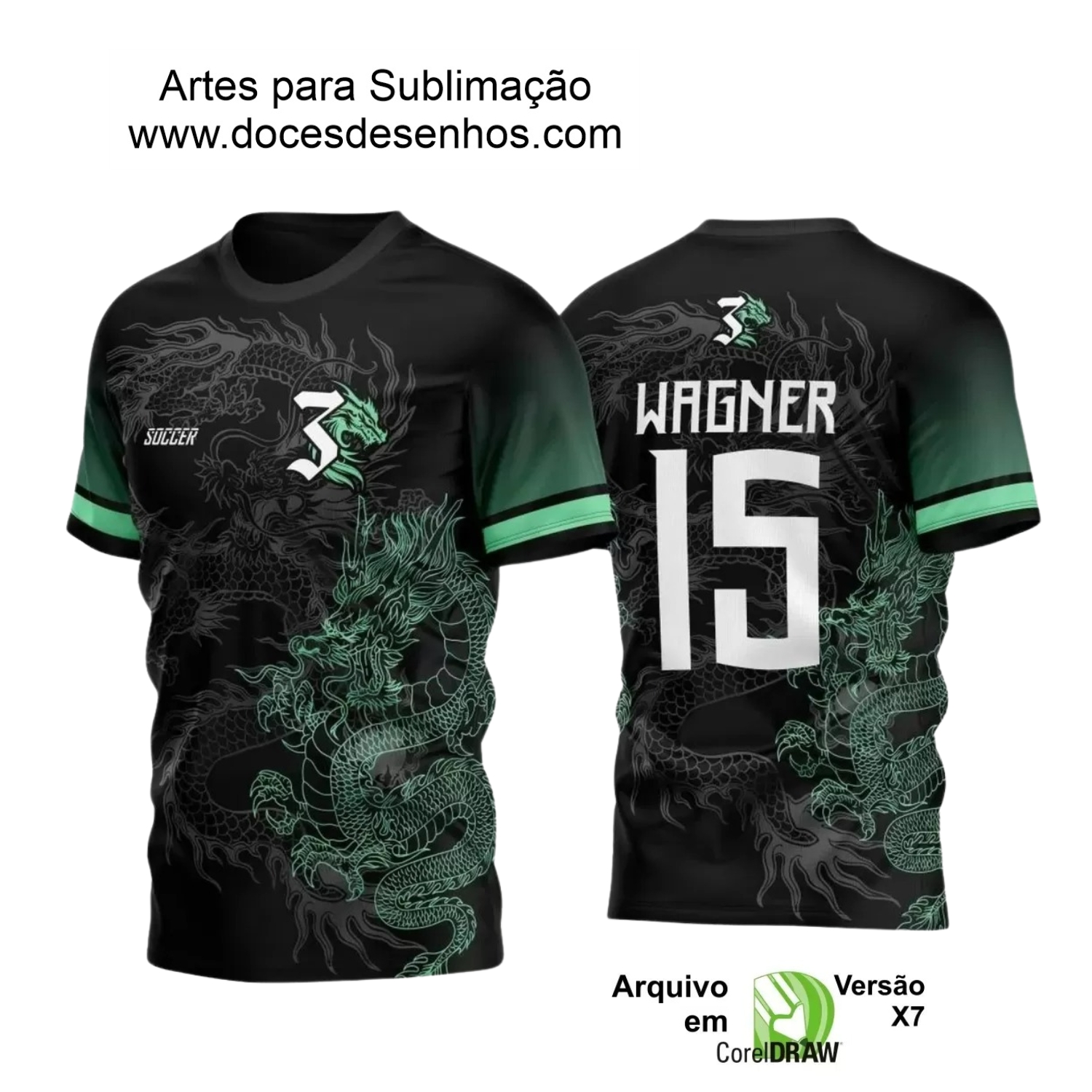 Arte Vetor - Camisa de Interclasse - Dragão 2024-2025 Arte Vetor - Camisa de Interclasse - Dragão 2024-2025