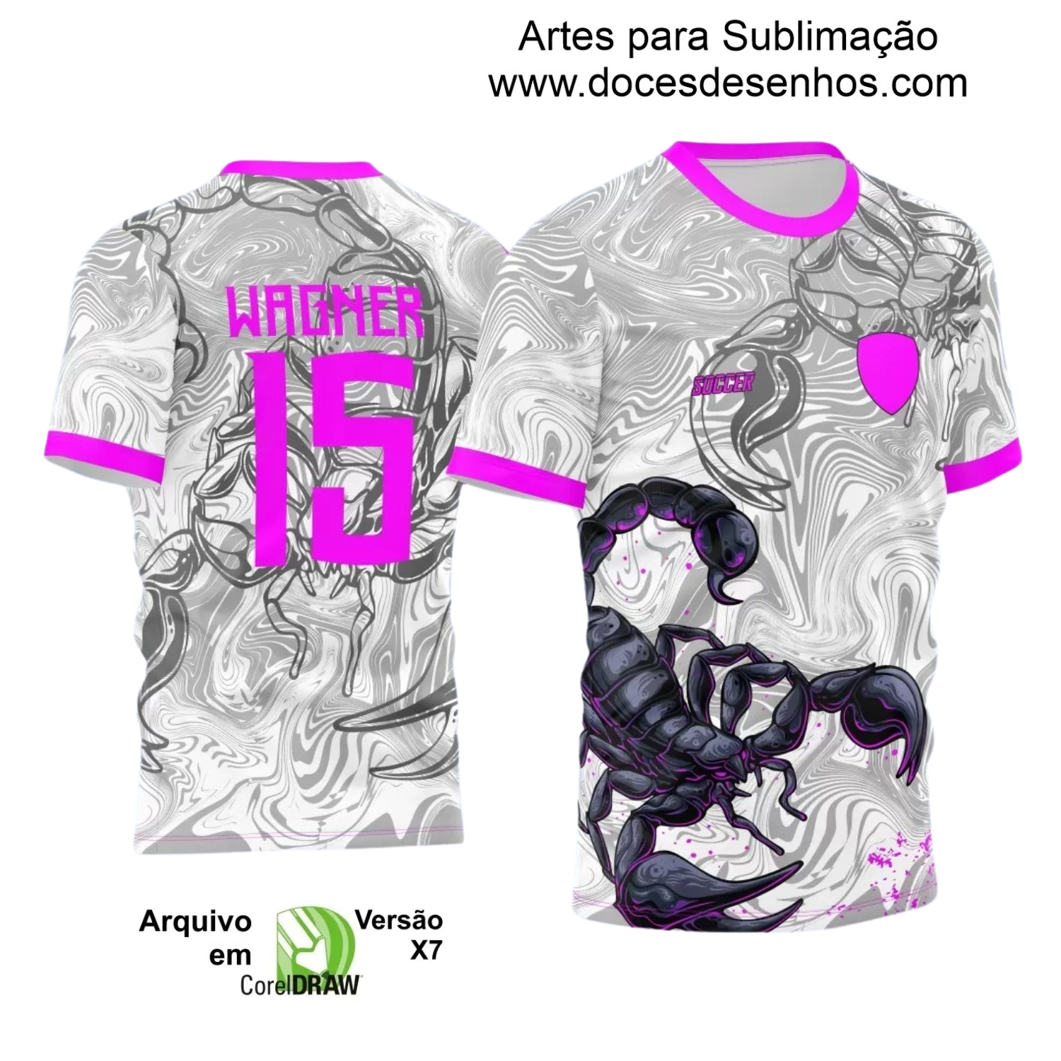Arte Vetor - Camisa de Interclasse - Escorpião - 2024 - 2025
