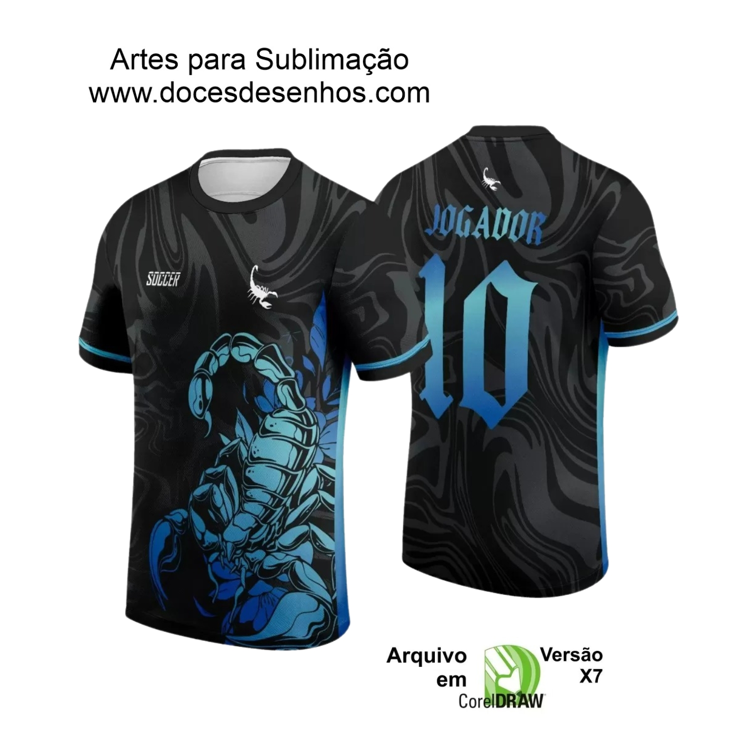 Arte Vetor - Camisa de Interclasse - Escorpião - 2024 - 2025