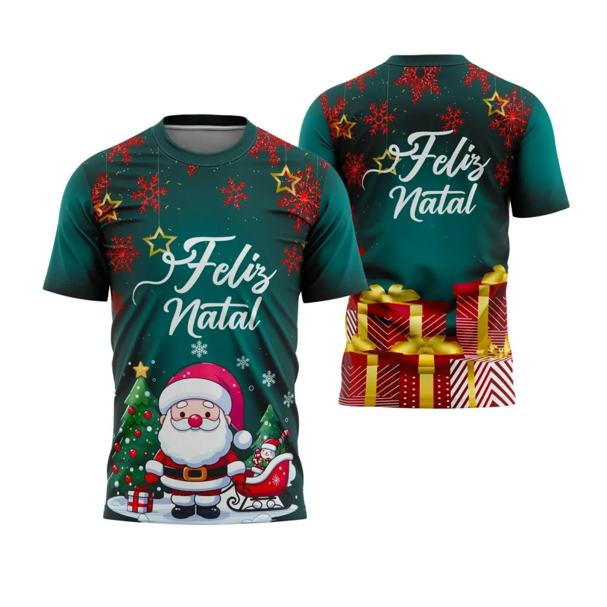 Arte Vetor Camiseta Família Natal 2025 – Estampa Exclusiva e Pronta para Sublimação