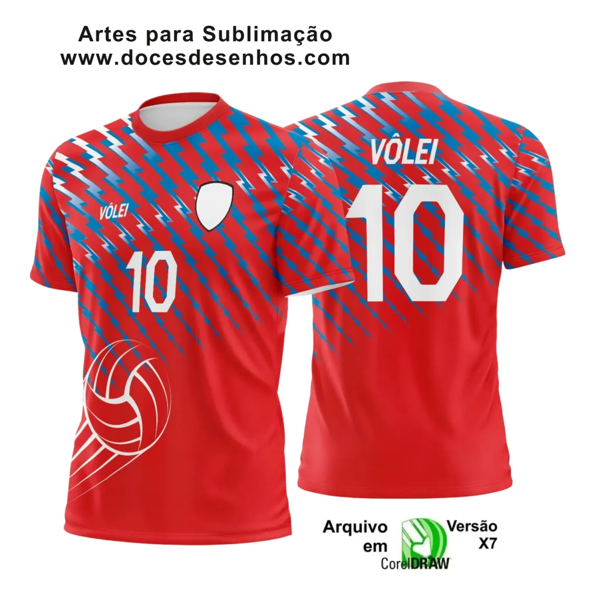 Arte Vetor Camiseta Vôlei 2025 para Sublimação Arte Vetor Camiseta Vôlei 2025 para Sublimação