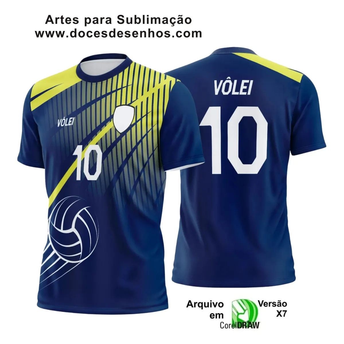 Arte Vetor Camiseta Vôlei 2025 para Sublimação Arte Vetor Camiseta Vôlei 2025 para Sublimação