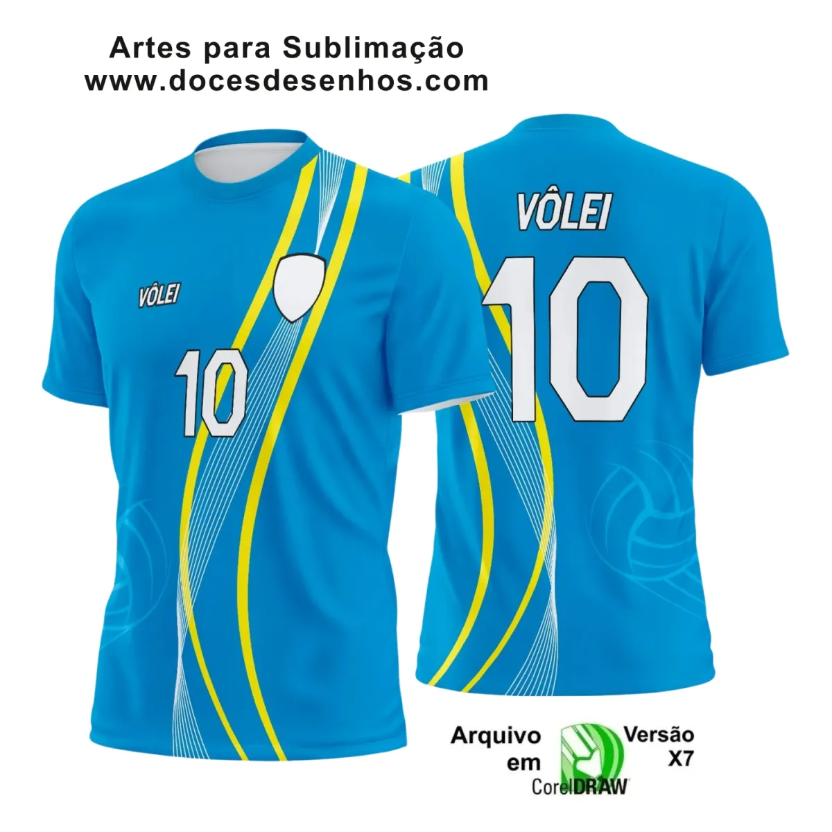 Arte Vetor Camiseta Vôlei 2025 para Sublimação Arte Vetor Camiseta Vôlei 2025 para Sublimação