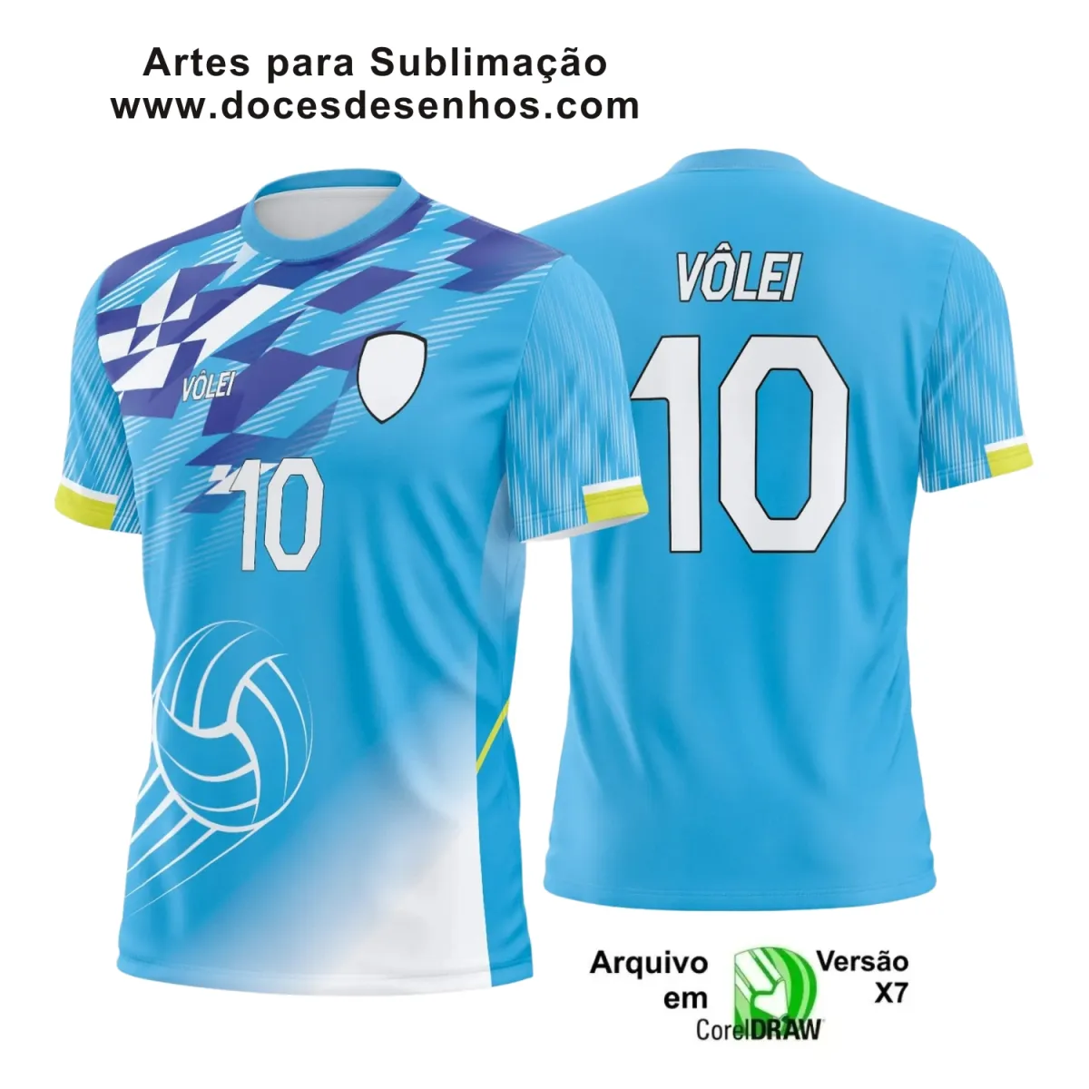 Arte Vetor Camiseta Vôlei 2025 para Sublimação Arte Vetor Camiseta Vôlei 2025 para Sublimação