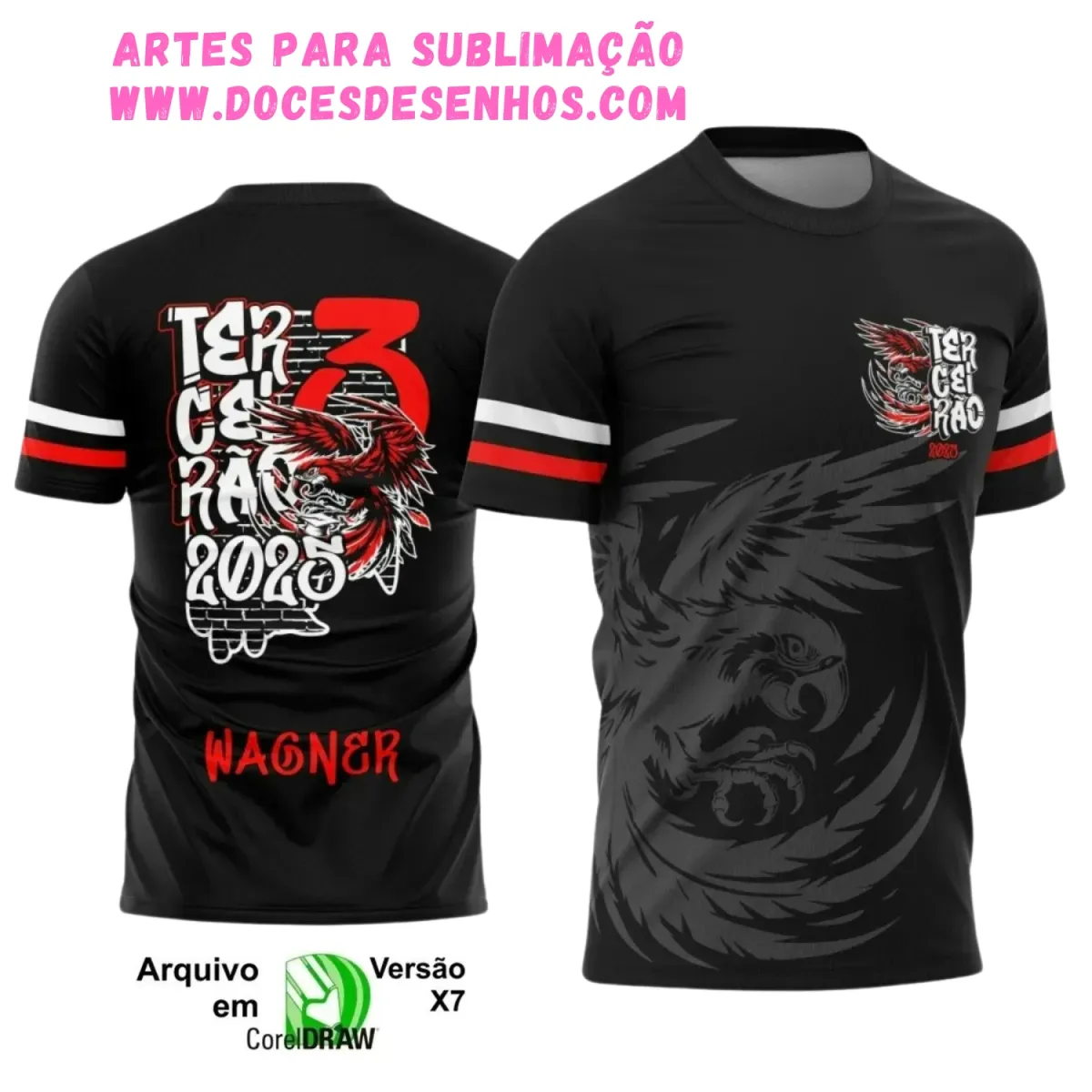 Arte Vetor para Camiseta Escolar – Terceirão: Arara Vermelha Arte Vetor para Camiseta Escolar – Terceirão: Arara Vermelha