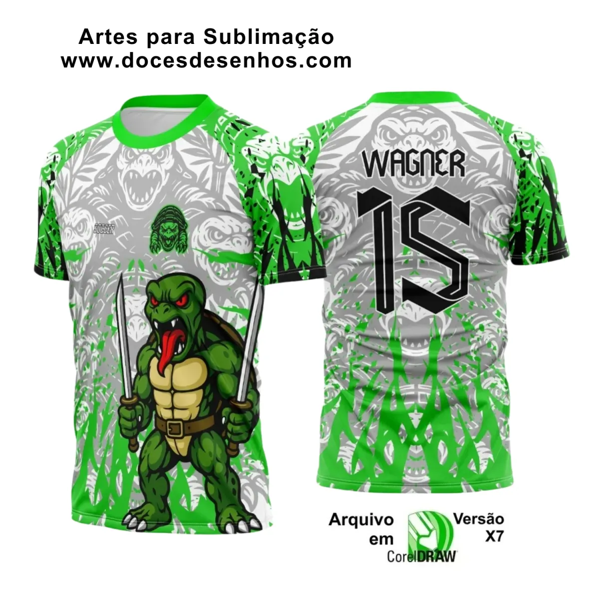 Arte para Camiseta Escolar Tartaruga Ninja 2025 Arte para Camiseta Escolar Tartaruga Ninja 2025