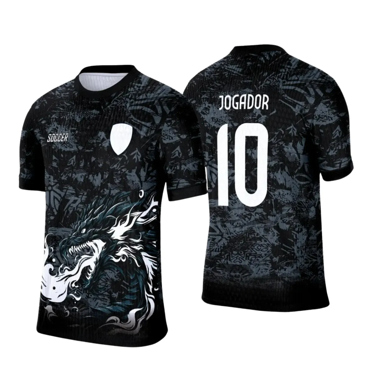 Arte para Camiseta Escolar Tema Dragão Fogo