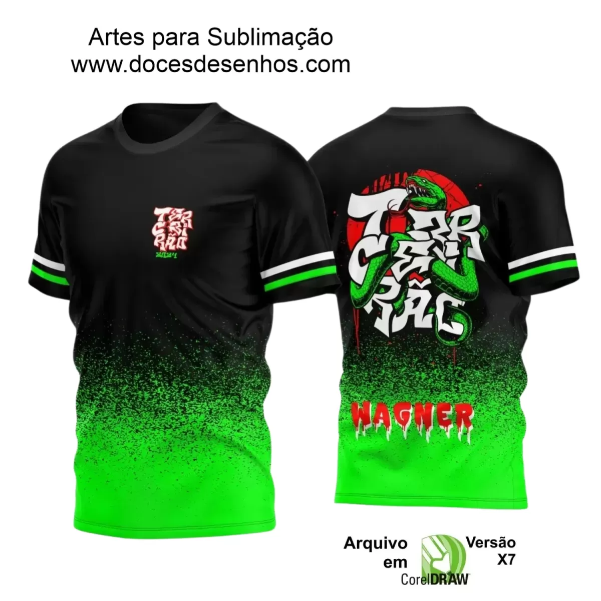 Camisa Escolar Personalizada - Terceirão - Tema Cobra - 2024 - 2025 Camisa Escolar Personalizada - Terceirão - Tema Cobra - 2024 - 2025
