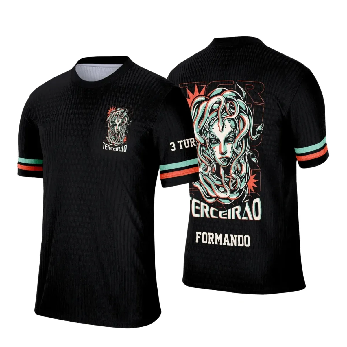 Camisa Terceirão Medusa 2026 - Arte Template Estampa Camisa Terceirão Medusa 2026 - Arte Template Estampa