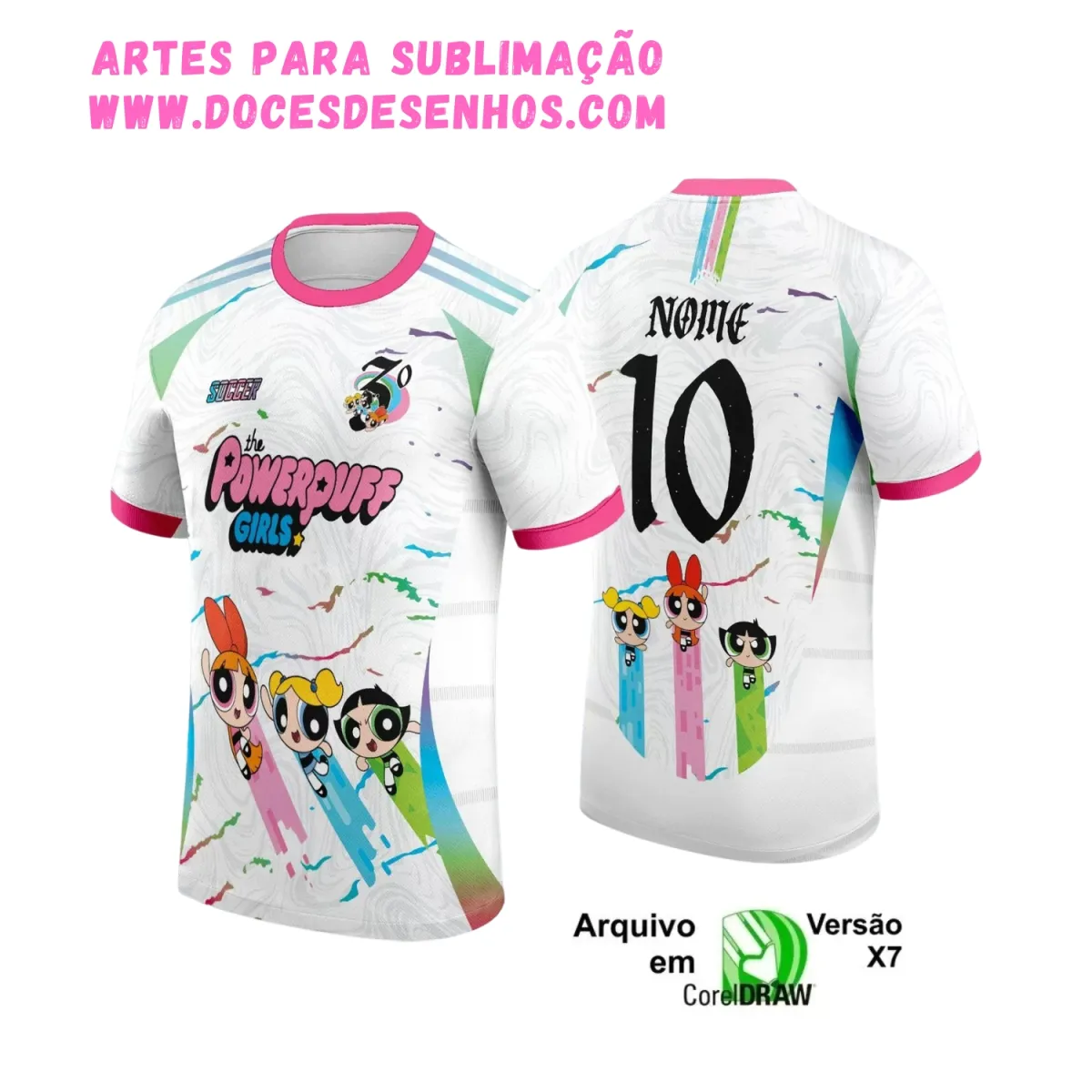Camisa de Interclasse Meninas Superpoderosas Personalizada Camisa de Interclasse Meninas Superpoderosas Personalizada