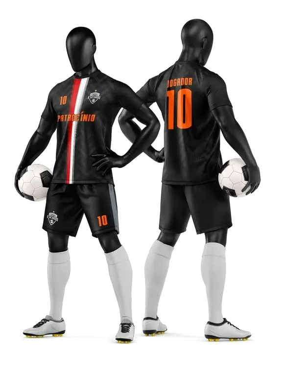 Camisa e Short de Futebol Amador Personalizado Camisa e Short de Futebol Amador Personalizado