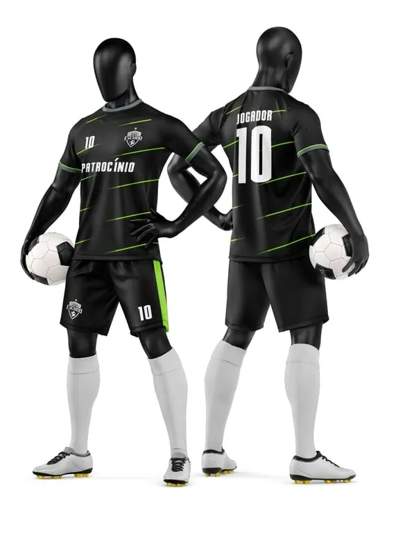 Camisa e Short de Futebol Amador Personalizado Camisa e Short de Futebol Amador Personalizado