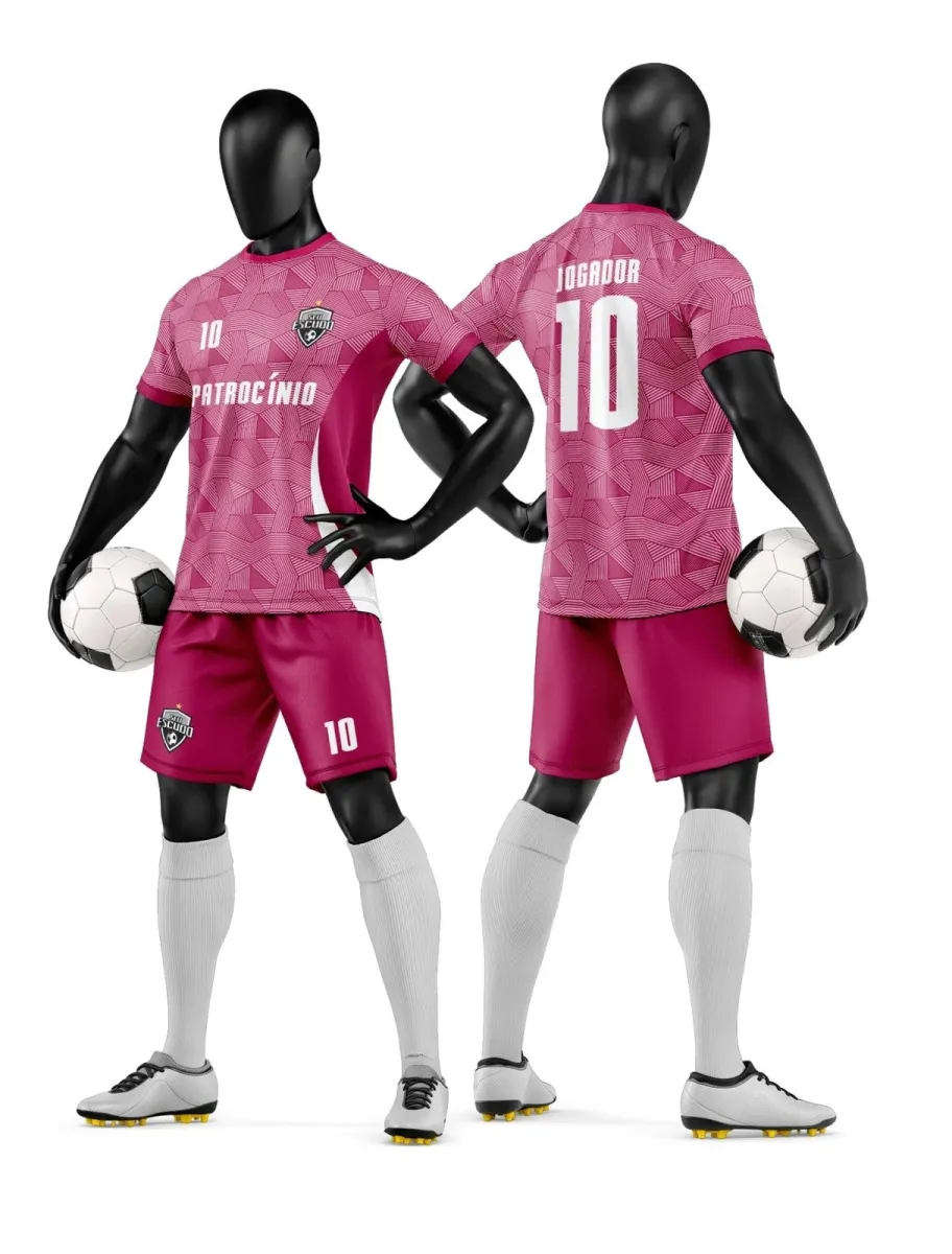 Camisa e Short de Futebol Amador Personalizado Camisa e Short de Futebol Amador Personalizado