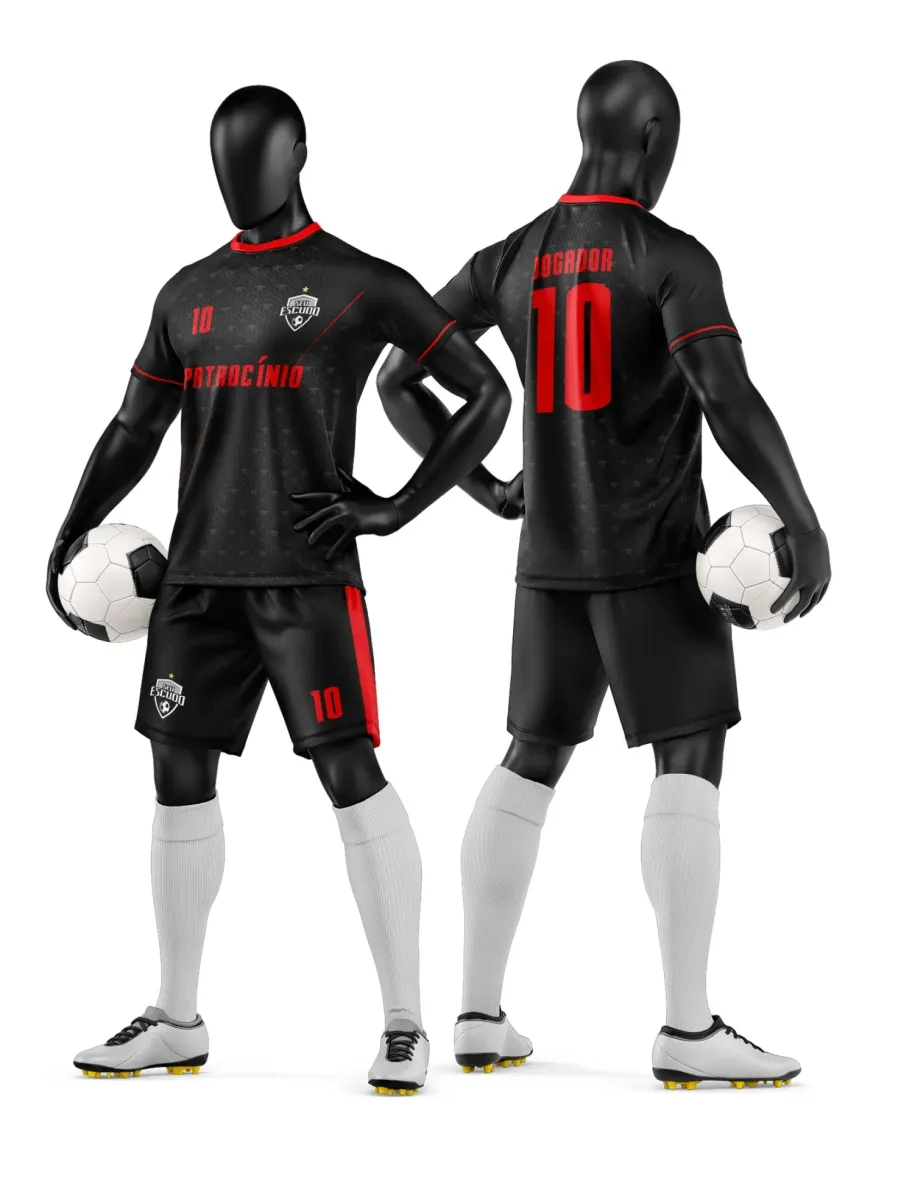Camisa e Short de Futebol Amador Personalizado