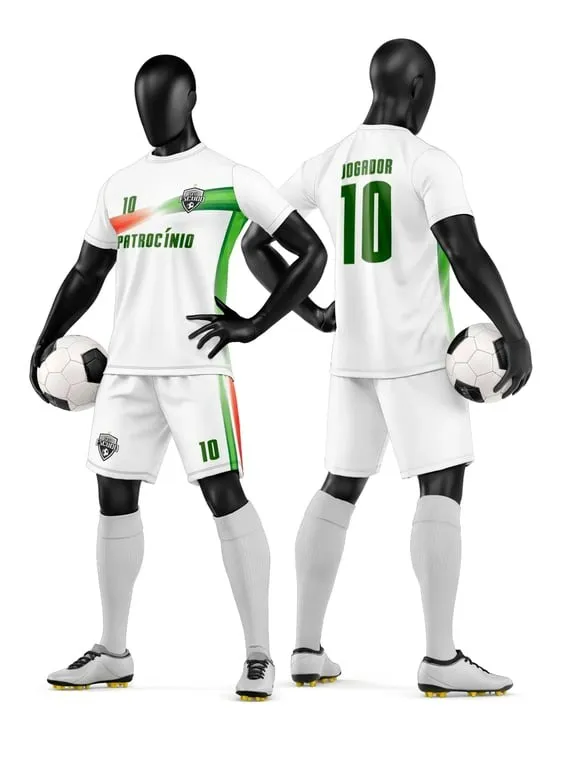 Camisa e Short de Futebol Amador Personalizado Camisa e Short de Futebol Amador Personalizado