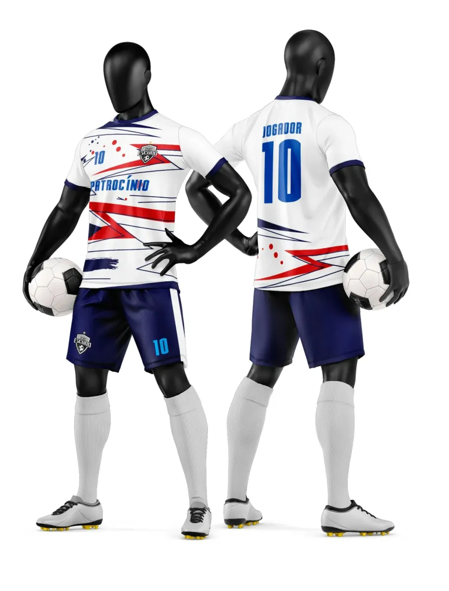 Camisa e Short de Futebol Amador Personalizado