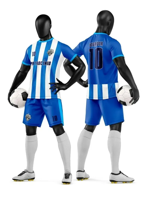 Camisa e Short de Futebol Amador Personalizado Camisa e Short de Futebol Amador Personalizado