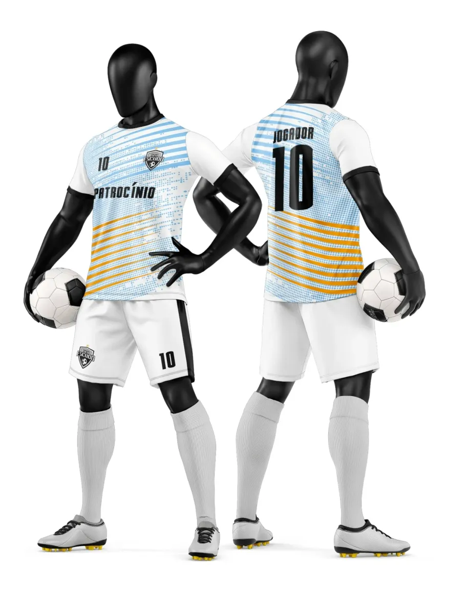Camisa e Short de Futebol Amador Personalizado