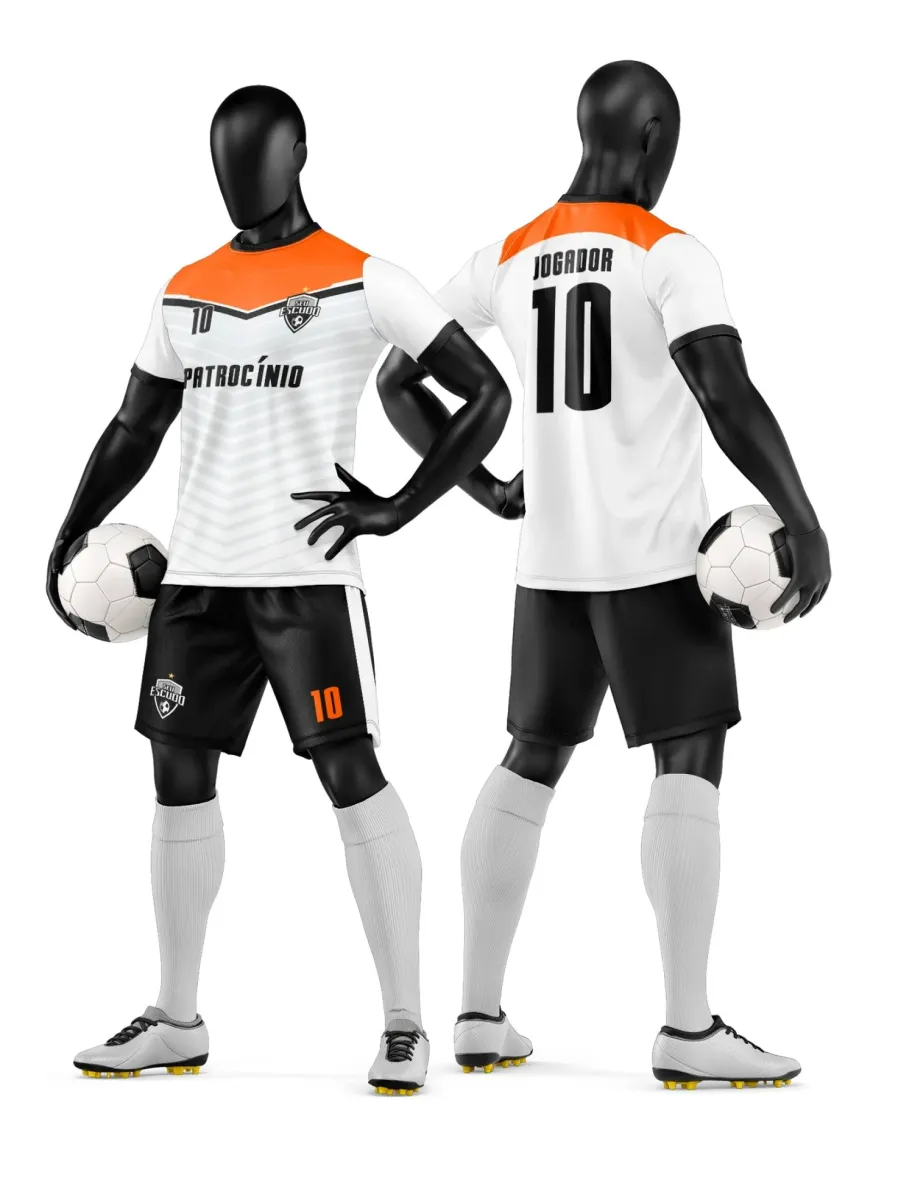 Camisa e Short de Futebol Amador Personalizado