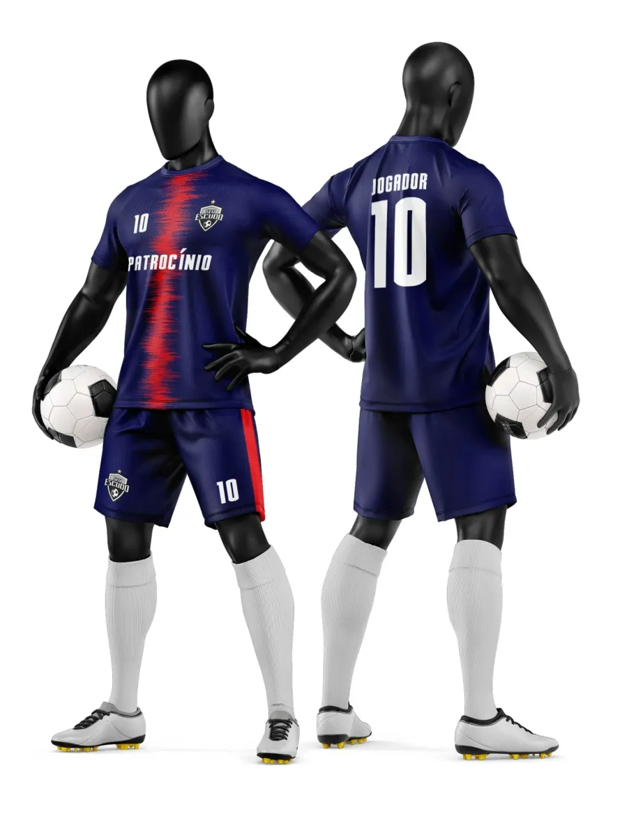 Camisa e Short de Futebol Amador Personalizado