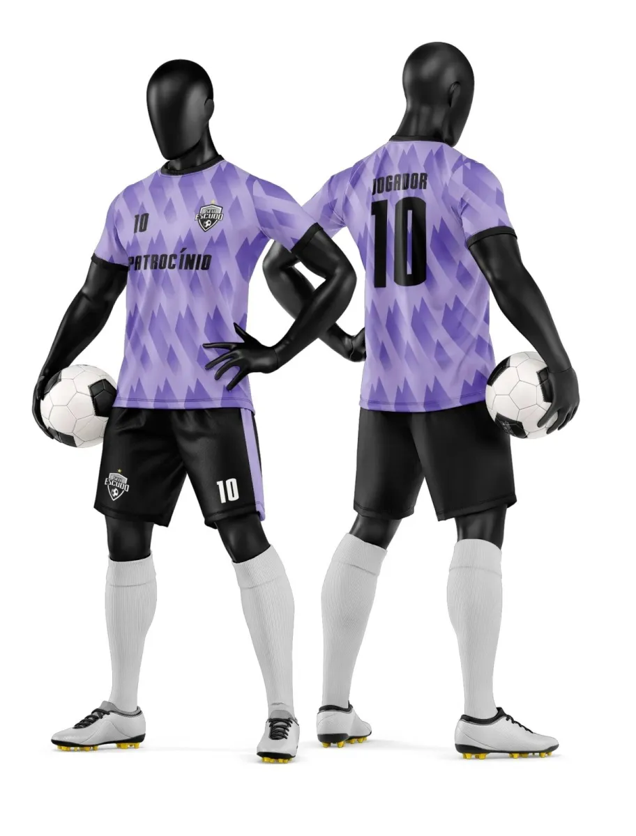 Camisa e Short de Futebol Amador Personalizado Camisa e Short de Futebol Amador Personalizado