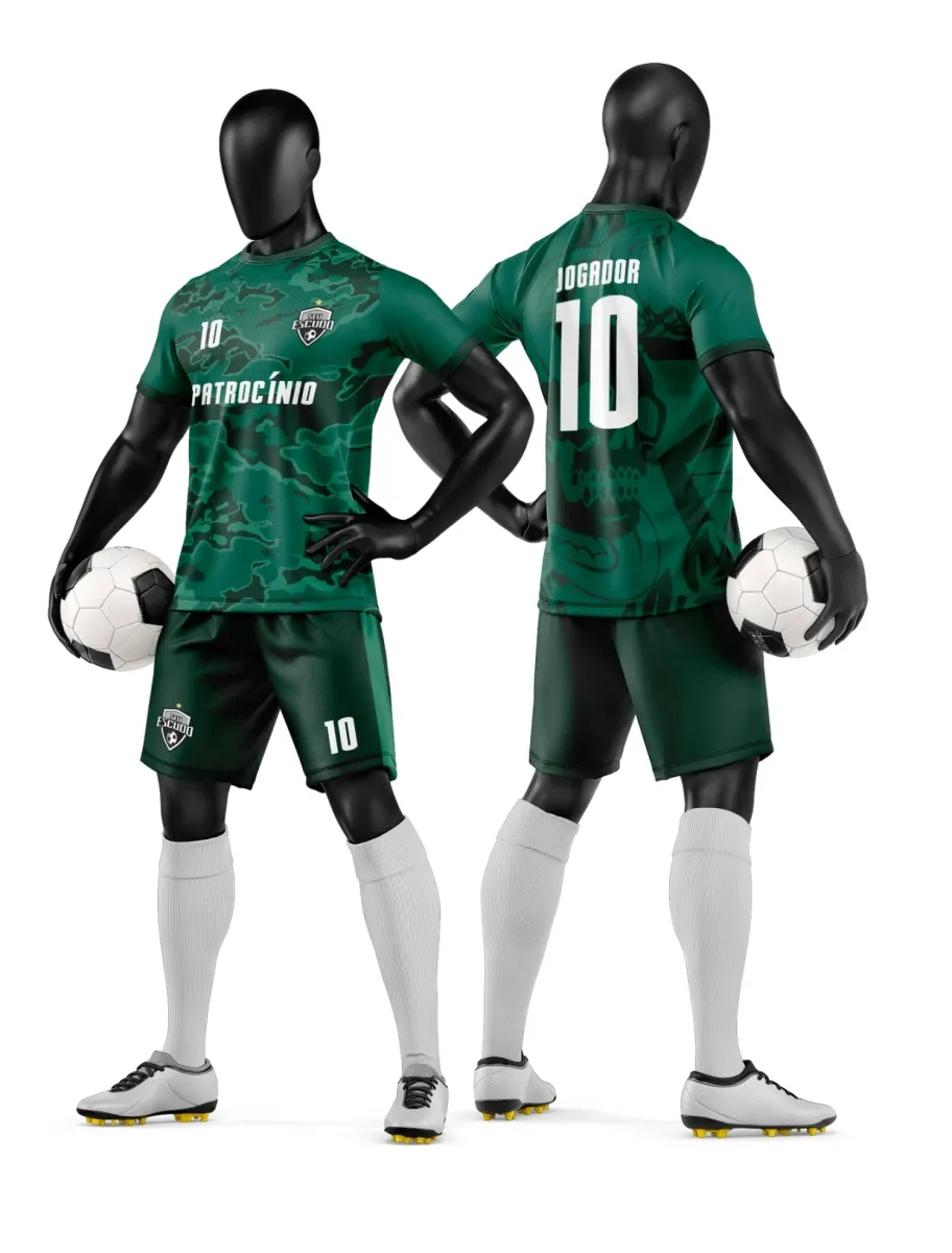 Camisa e Short de Futebol Amador Personalizado